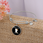 My Cat Was Sitting Bracelet Stainless Steel or 18k Gold Circle Bangle-Express Your Love Gifts