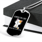 My Cat Was Sitting Necklace Stainless Steel or 18k Gold Dog Tag 24" Chain-Express Your Love Gifts