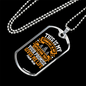 My Comfort In My Affliction Christian Necklace Stainless Steel or 18k Gold Dog Tag 24" Chain-Express Your Love Gifts