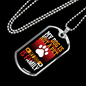 My Dog Family Necklace Stainless Steel or 18k Gold Dog Tag 24" Chain-Express Your Love Gifts