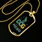 My Dog is a Hero Necklace Stainless Steel or 18k Gold Dog Tag 24" Chain-Express Your Love Gifts