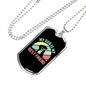 My Dog is My Bestfriend Necklace Stainless Steel or 18k Gold Dog Tag 24" Chain-Express Your Love Gifts