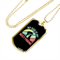 My Dog is My Bestfriend Necklace Stainless Steel or 18k Gold Dog Tag 24" Chain-Express Your Love Gifts