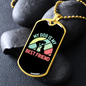 My Dog is My Bestfriend Necklace Stainless Steel or 18k Gold Dog Tag 24" Chain-Express Your Love Gifts