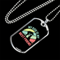 My Dog is My Bestfriend Necklace Stainless Steel or 18k Gold Dog Tag 24" Chain-Express Your Love Gifts