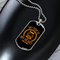 My Dog is My Heart Dark Necklace Stainless Steel or 18k Gold Dog Tag 24" Chain-Express Your Love Gifts