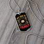 My Dog is Not a Pet Necklace Stainless Steel or 18k Gold Dog Tag 24" Chain-Express Your Love Gifts