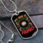 My Dog is Not a Pet Necklace Stainless Steel or 18k Gold Dog Tag 24" Chain-Express Your Love Gifts