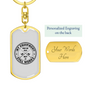 My Equipment Still Woks Fishing Keychain Stainless Steel or 18k Gold Dog Tag Keyring-Express Your Love Gifts