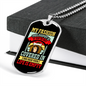 My Fashion Philosophy Is If You re Not Covered In Dog Hair Your Life Is Empty c Necklace Stainless Steel or 18k Gold Dog Tag 24" Chain-Express Your Love Gifts