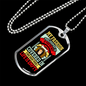 My Fashion Philosophy Is If You re Not Covered In Dog Hair Your Life Is Empty c Necklace Stainless Steel or 18k Gold Dog Tag 24" Chain-Express Your Love Gifts