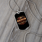 My Fashion Philosophy Necklace Stainless Steel or 18k Gold Dog Tag 24" Chain-Express Your Love Gifts