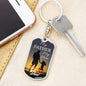 My Father My Hero Dog Tag Pendant Keychain Stainless Steel or 18k Gold-Express Your Love Gifts
