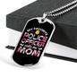 My Favorite Police Officer Calls Me Mom Necklace Stainless Steel or 18k Gold Dog Tag 24" Ball Chain-Express Your Love Gifts