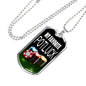 My Favorite Potluck Dog Tag Stainless Steel or 18k Gold 24" Chain-Express Your Love Gifts