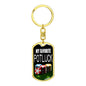 My Favorite Potluck Keychain Dog Tag Stainless Steel or 18k Gold-Express Your Love Gifts