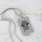 My Faworit People Necklace Stainless Steel or 18k Gold Dog Tag 24" Chain-Express Your Love Gifts