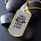 My Faworit People Necklace Stainless Steel or 18k Gold Dog Tag 24" Chain-Express Your Love Gifts