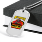 My Firefighter Sweetheart Necklace Stainless Steel or 18k Gold Dog Tag 24" Chain-Express Your Love Gifts