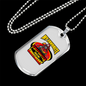 My Firefighter Sweetheart Necklace Stainless Steel or 18k Gold Dog Tag 24" Chain-Express Your Love Gifts