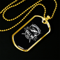 My Fishing Buddies Necklace Stainless Steel or 18k Gold Dog Tag 24" Chain-Express Your Love Gifts