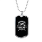 My Fishing Buddies Necklace Stainless Steel or 18k Gold Dog Tag 24" Chain-Express Your Love Gifts