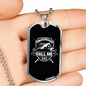 My Fishing Buddies Necklace Stainless Steel or 18k Gold Dog Tag 24" Chain-Express Your Love Gifts