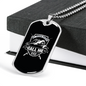 My Fishing Buddies Necklace Stainless Steel or 18k Gold Dog Tag 24" Chain-Express Your Love Gifts