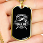 My Fishing Buddies Necklace Stainless Steel or 18k Gold Dog Tag 24" Chain-Express Your Love Gifts