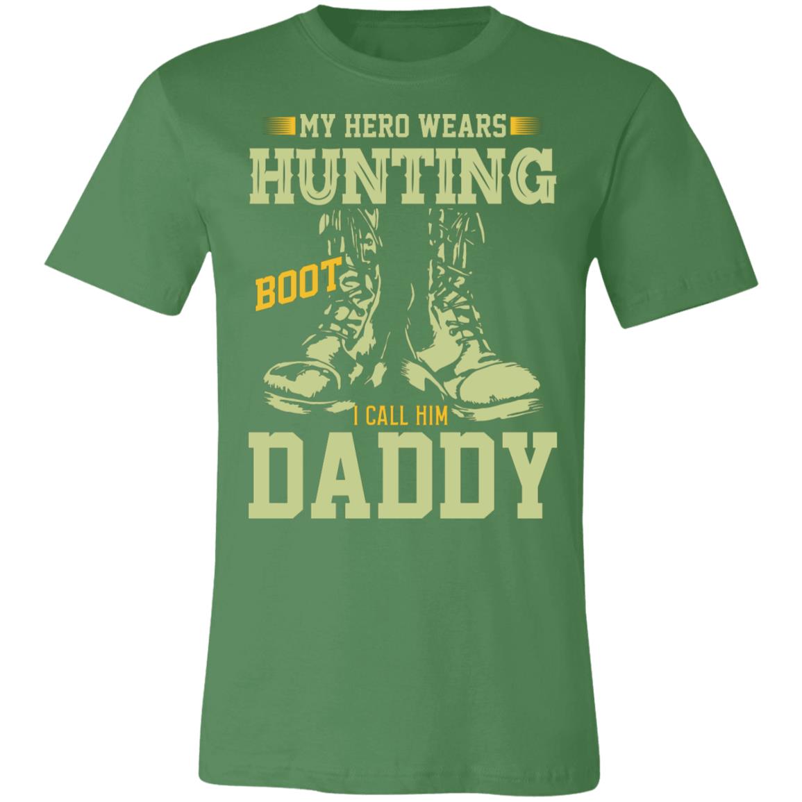 My Hero Wears Hunting Boots Hunter Gift T-Shirt-Express Your Love Gifts