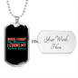 My Horse is a Blessing Horse Necklace Stainless Steel or 18k Gold Dog Tag 24" Chain-Express Your Love Gifts