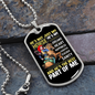 My Horse is the Best Part of Me Horse Necklace Stainless Steel or 18k Gold Dog Tag 24" Chain-Express Your Love Gifts