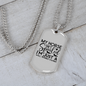 My Horse Isn't Spoiled Horse Necklace Stainless Steel or 18k Gold Dog Tag 24" Chain-Express Your Love Gifts
