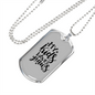 My Kids Have Paws Necklace Stainless Steel or 18k Gold Dog Tag 24" Chain-Express Your Love Gifts