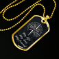 My Life Adventure Necklace Stainless Steel or 18k Gold Dog Tag 24" Chain-Express Your Love Gifts
