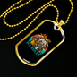 My Life My Rules Necklace Stainless Steel or 18k Gold Dog Tag 24" Chain-Express Your Love Gifts