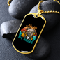 My Life My Rules Necklace Stainless Steel or 18k Gold Dog Tag 24" Chain-Express Your Love Gifts