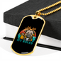 My Life My Rules Necklace Stainless Steel or 18k Gold Dog Tag 24" Chain-Express Your Love Gifts