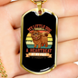 My Little Dog Necklace Stainless Steel or 18k Gold Dog Tag 24" Chain-Express Your Love Gifts
