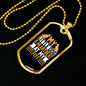 My Little Dog White Necklace Stainless Steel or 18k Gold Dog Tag 24" Chain-Express Your Love Gifts