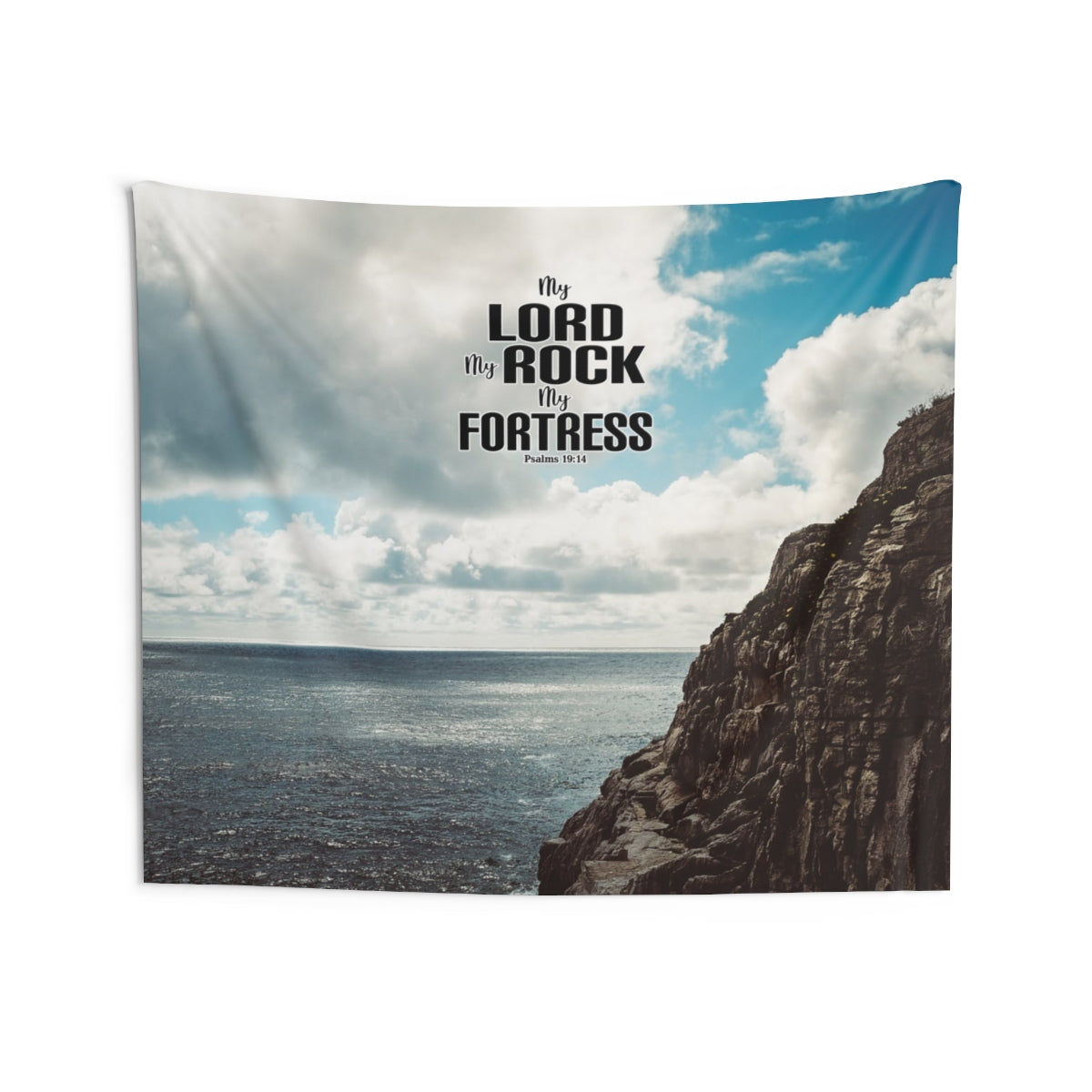My Lord My Rock and My Redeemer Wall Hanging Tapestry-Express Your Love Gifts