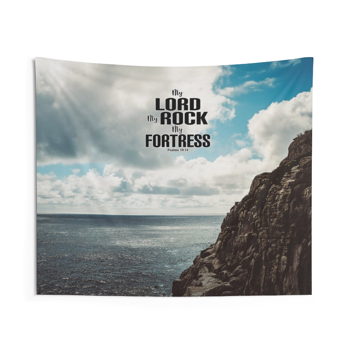 My Lord My Rock and My Redeemer Wall Hanging Tapestry-Express Your Love Gifts
