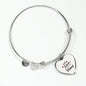 My Love Is Yours Heart Bangle Stainless Steel or 18k Gold 18-22"-Express Your Love Gifts