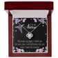 My Nurse My Angel Healthcare Medical Worker Nurse Appreciation Gift Infinity Knot Necklace Message Card-Express Your Love Gifts