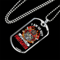 My Own Firefighter Gift Stainless Steel or 18k Gold Dog Tag 24" Chain-Express Your Love Gifts