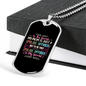 My Police Mom Is My World Necklace Stainless Steel or 18k Gold Dog Tag 24" Ball Chain-Express Your Love Gifts