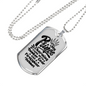 My Prince Charming Firefighter Gift Stainless Steel or 18k Gold Dog Tag 24" Chain-Express Your Love Gifts