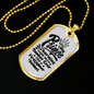 My Prince Charming Firefighter Gift Stainless Steel or 18k Gold Dog Tag 24" Chain-Express Your Love Gifts