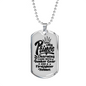 My Prince Charming Firefighter Gift Stainless Steel or 18k Gold Dog Tag 24" Chain-Express Your Love Gifts