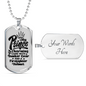 My Prince Charming Firefighter Gift Stainless Steel or 18k Gold Dog Tag 24" Chain-Express Your Love Gifts